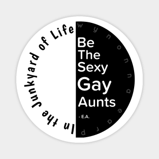 Gay Aunts(in blk print) Magnet